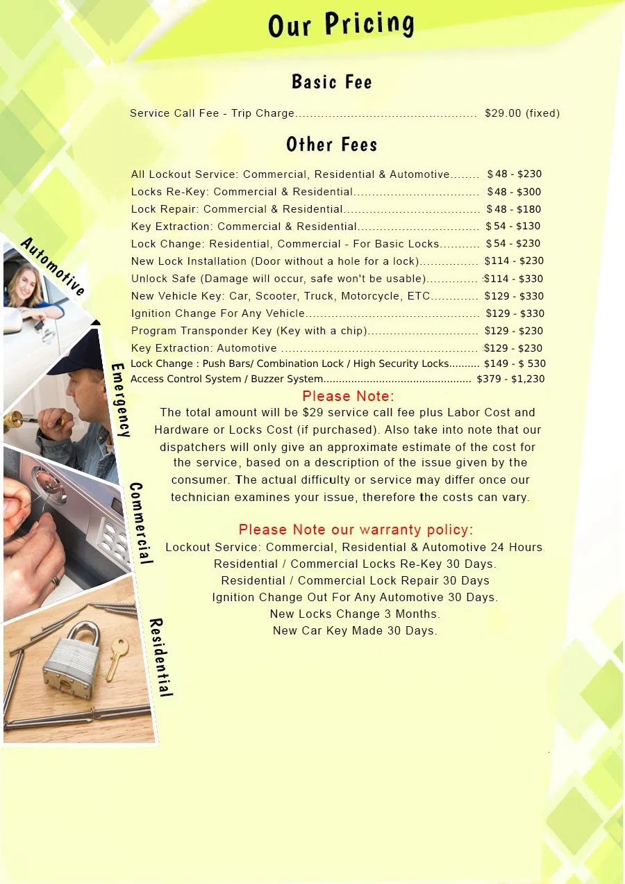 U&I Locksmith 24/7  Hollywood, FL 855-498-3872